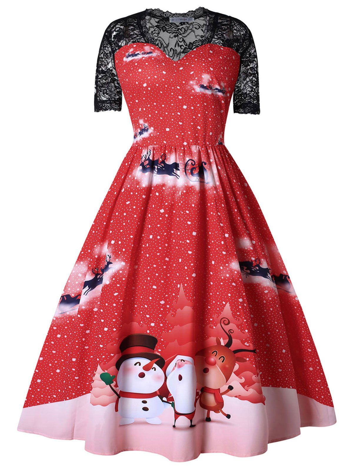dresslily christmas dress