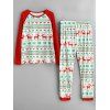 Ensemble pyjama et pantalon de Noël - Blanc 2X