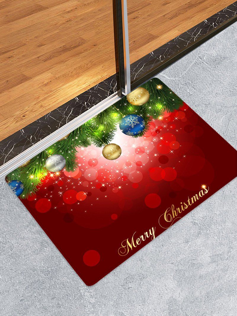 

Baubles Pattern Non-slip Area Rug, Multi