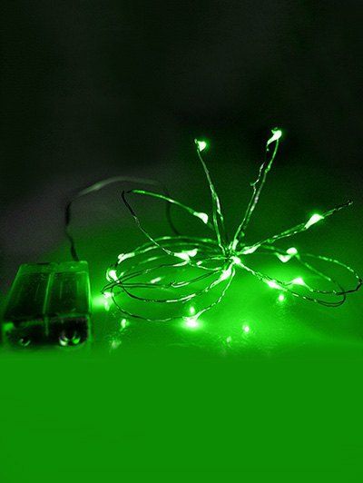 Lumières décoratives du festival 100 de fil de cuivre de 10M LED - Vert 