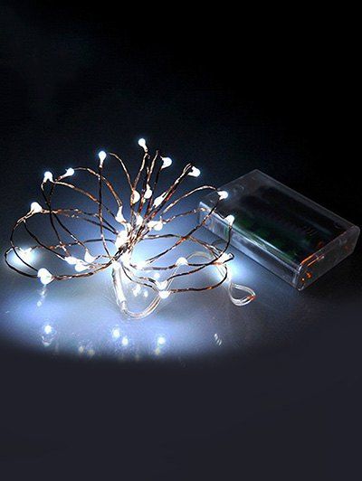 Lumières décoratives du festival 100 de fil de cuivre de 10M LED - Blanc 