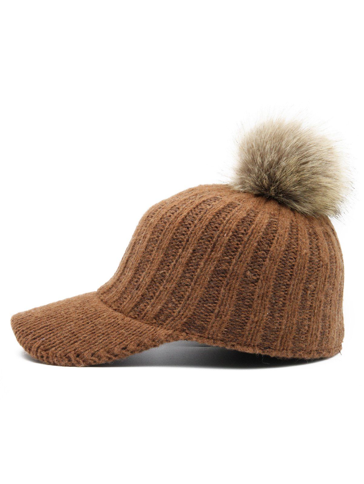 fuzzy baseball cap