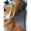 High Quality Knitting Mermaid Tail Shape Blanket Sleeping Swaddle Pour adultes - multicolore 