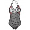 Body Sexy en Maille à Col Halter - Noir S
