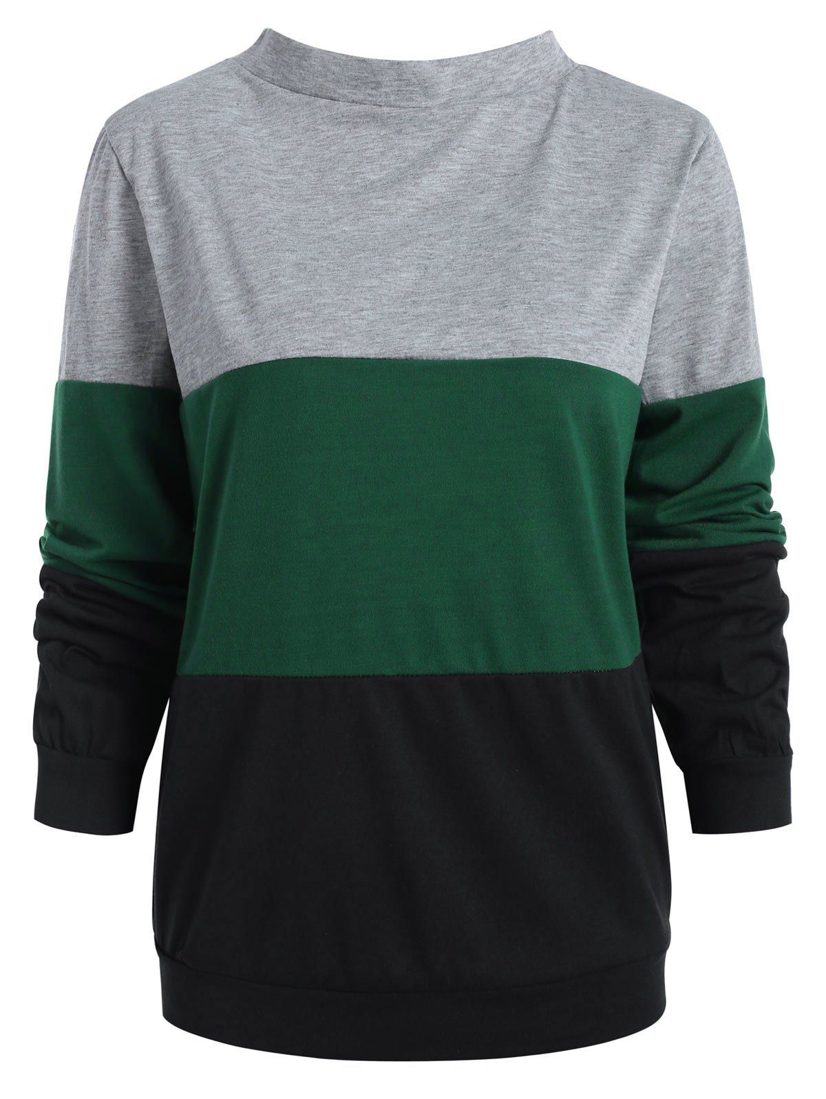 

Tie Knot Contrast Sweatshirt, Green
