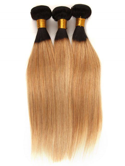 17 Off 2019 3pcs Brazilian Virgin Real Human Hair Ombre Straight