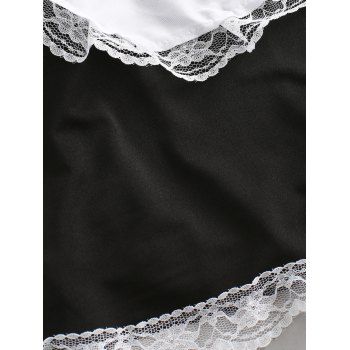 Lace Insert Maid Costume Set