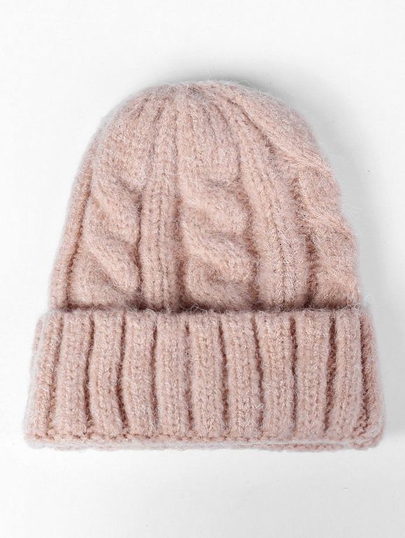 Casquette de bonnet tricotée hiver - Rose REGULAR
