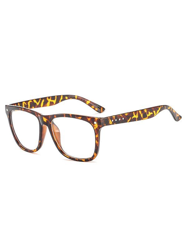 European American Style Square Frame Glasses - LEOPARD 
