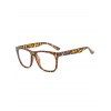 European American Style Square Frame Glasses - LEOPARD 
