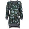 Sweat-shirt Zippé Camouflage Imprimé - Camouflage des Bois L