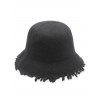 Chapeau de Pêcheur Elégant Pliable - Noir 