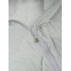 Zip Up Hooded Long Sleeve Jacket - GRAY CLOUD XS
