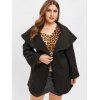 DressLily.com: Photo Gallery - Plus Size Turn Down Collar Belted Coat