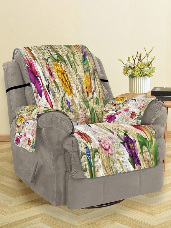 Housse de Canapé Vintage Motif de Fleur - multicolor SINGLE SEAT