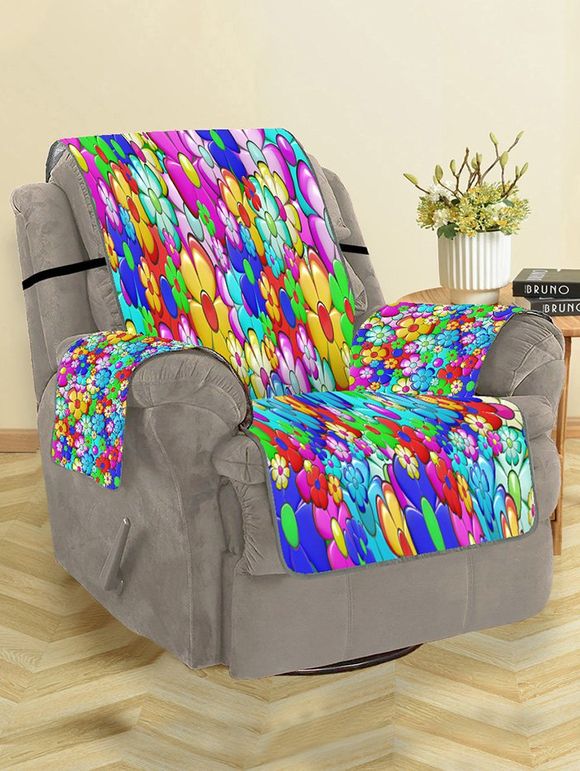 Housse de Canapé Motif de Fleur - multicolor SINGLE SEAT