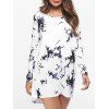 Robe Fourreau Teintée Haute Basse - Blanc S