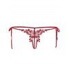 G-String Sexy en Dentelle - Rouge ONE SIZE