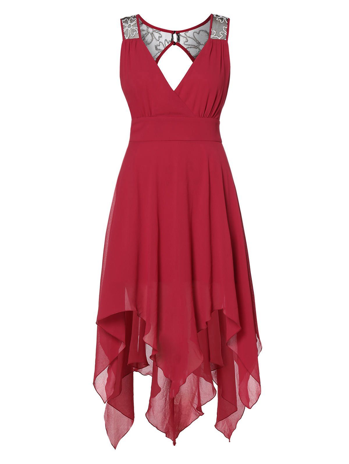 plus size handkerchief dress