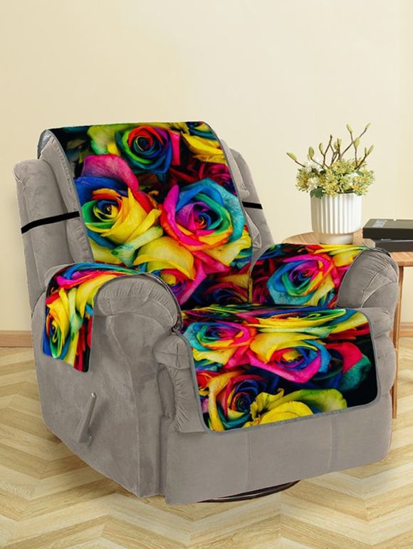 Housse de Canapé Motif de Fleur Saint-Valentin - multicolor SINGLE SEAT
