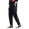 Pantalon fuselé à cordon de jogging - Noir M