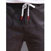 Drawstring Tapered Pants - CARBON GRAY 2XL