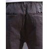 Drawstring Tapered Pants - CARBON GRAY 2XL