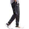 Pantalon de jogging à taille haute avec cordon de serrage - Cendre gris XL