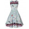 Robe Imprimée Sans Manches - multicolor XL