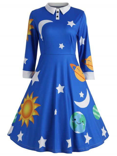 Vintage Blue Dress