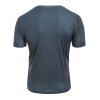 T-shirt Chiot Mignon Imprimé à Manches Courtes - Paon Bleu XS