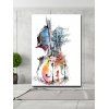Peinture Non Encadrée à Imprimé Guitare Style Abstrait - multicolor 1PC X 12 X 18 INCH( NO FRAME )