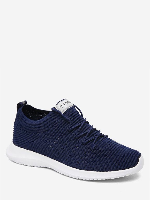 Chaussures de Sport Style Simple Respirant en Maille - Bleu EU 45