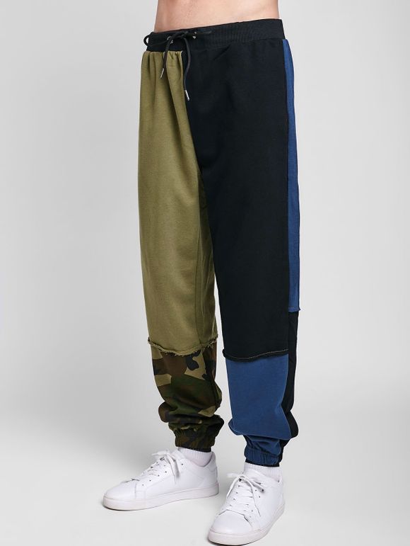 Pantalon de Jogging Camouflage Long Jointif - multicolor XL