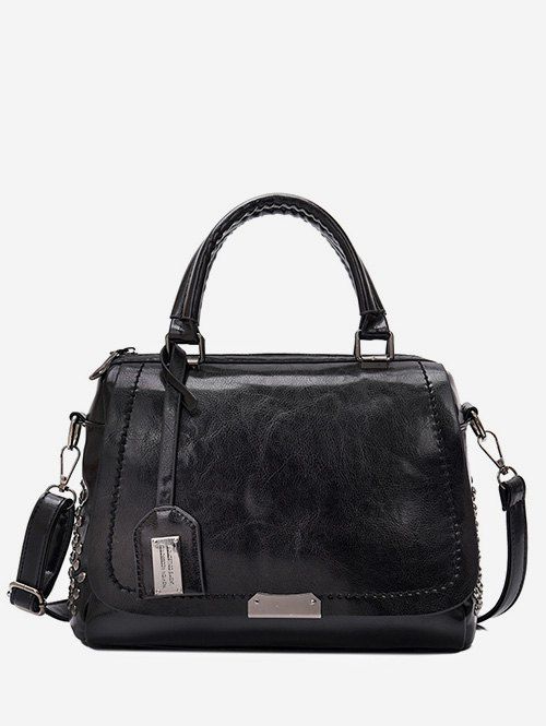 [41% OFF] 2020 Top Handle Crossbody Bag With Studs In BLACK | DressLily