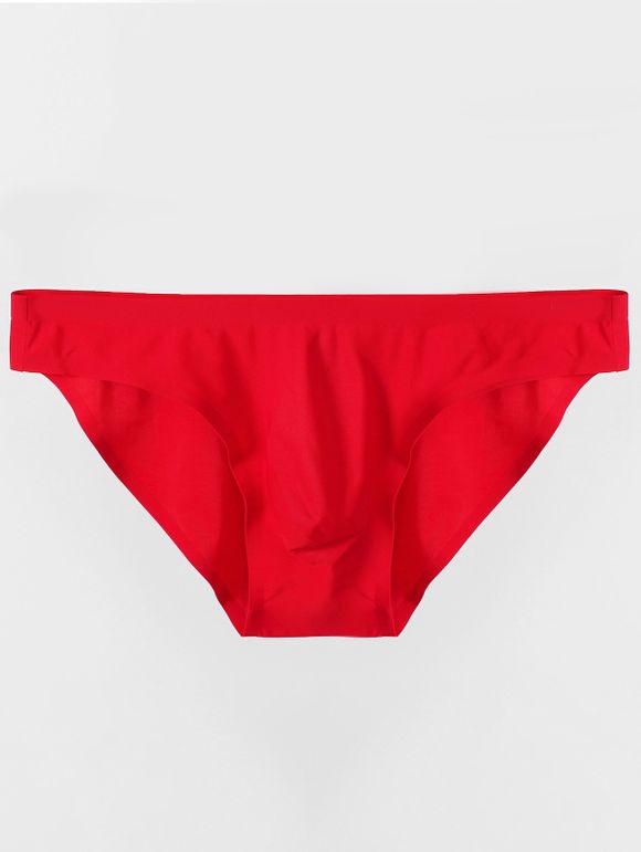 Slip Sexy à Taille Basse - Rouge M