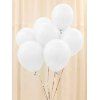 100 Pièces Ballons en Latex Décoration de Fête - Blanc 