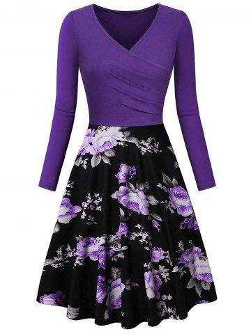 Purple Old Fashioned Dress