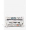 Newspaper Pattern Small Shoulder Bag - WHITE 