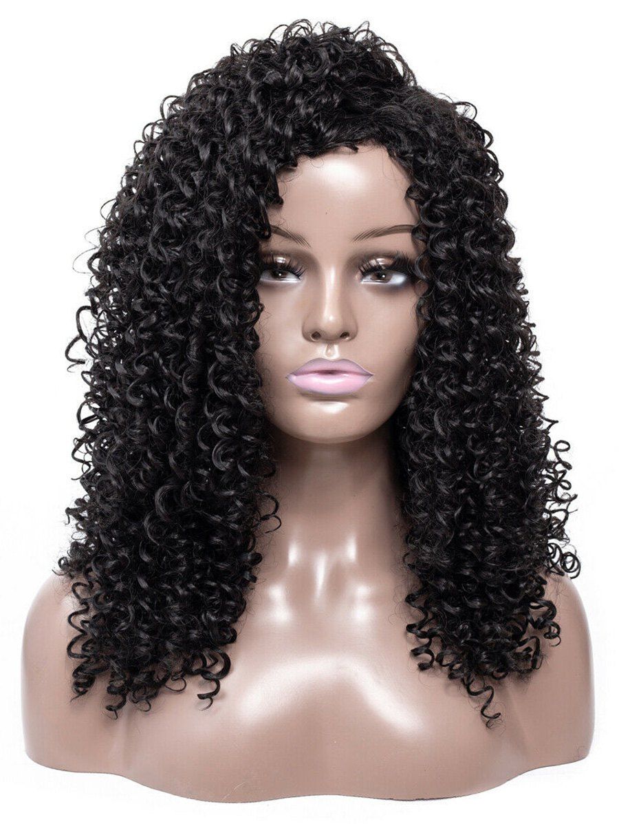 deep curly synthetic wig