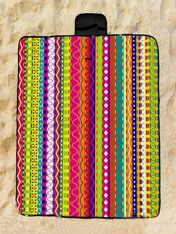 Couverture de Pique-Nique Imperméable à Imprimé Abstrait - multicolor 148*82