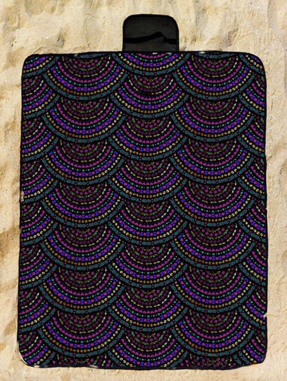 Couverture de pique-nique imperméable Boho Print - multicolor 148*183