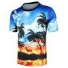 T-shirt Cocotier Imprimé à Manches Courtes - multicolor A L