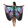 Couvre-sarongs multicolores avec cache-papillons - multicolor S
