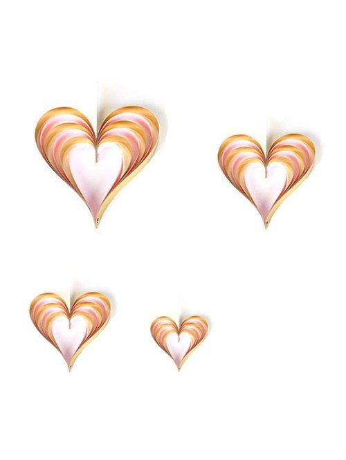 

Heart Pattern Party Banner, Multi-b