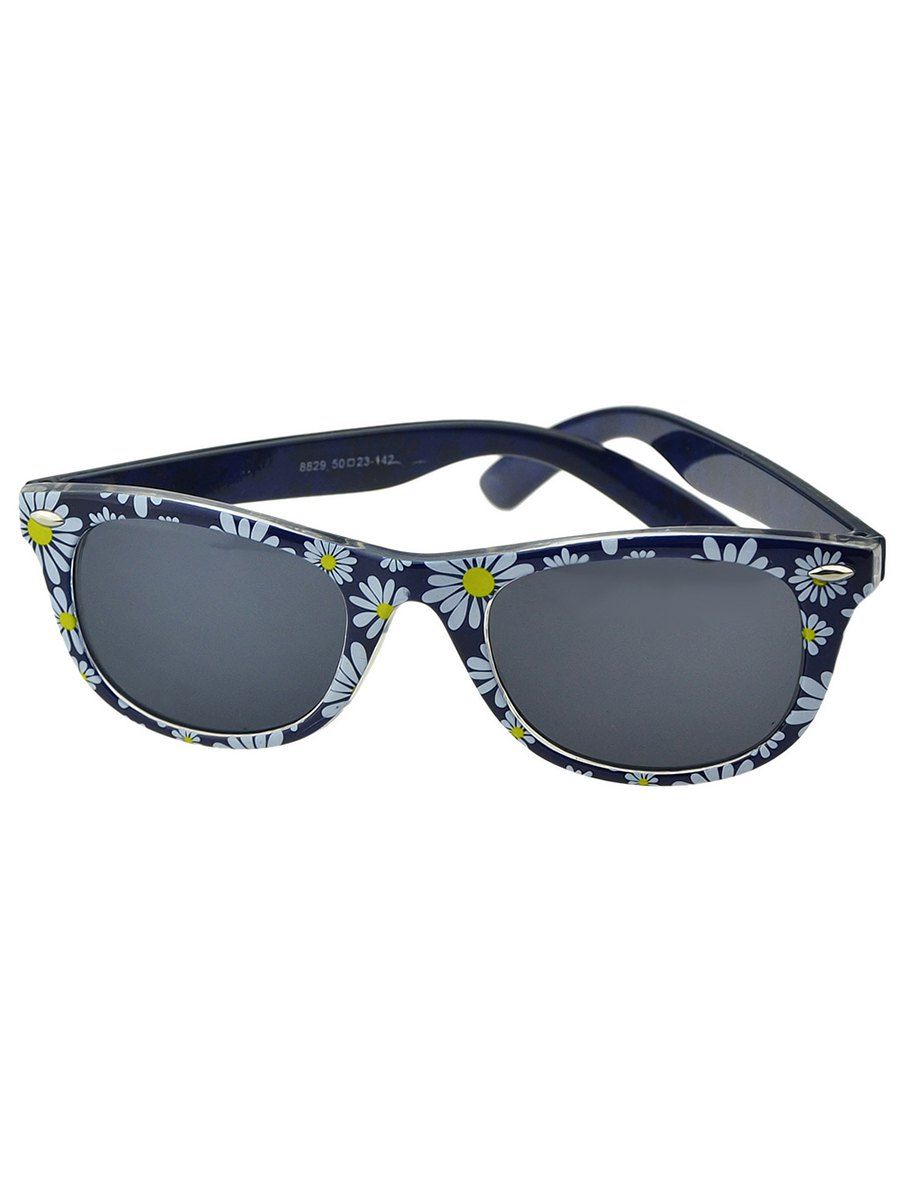 

Leopard Flower Print Outdoor Sunglasses, Black