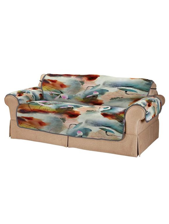 Housse de Canapé Motif de Fleur Peinture à l'Huile - multicolor TWO SEATS