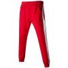 Pantalon de Jogging en Couleur Contrastée à Cordon - multicolor F 2XL