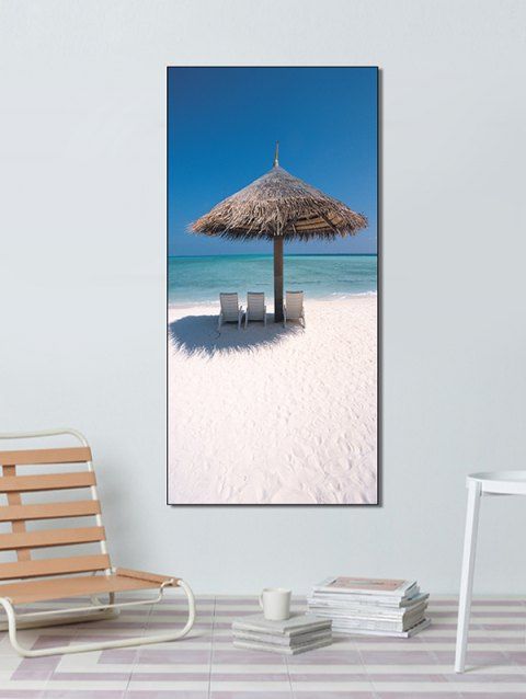 Beach Chair Print Unframed Canvas Painting