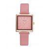 Briefing d'affaires Montre carrée à quartz - Rose 